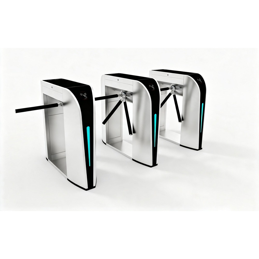 Sheet-Metal Reinforced Bridge Tripod Turnstile thumbnail 2